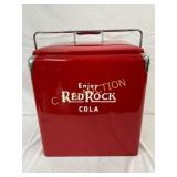 Red Rock Cola Metal Cooler with Chrome Accents, Pr