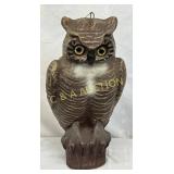 Owl Trade Sign, Masonite, 8in x 15in