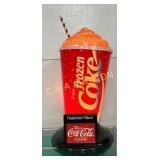Coca-Cola Plastic Rotating Light-Up Display, 17 In