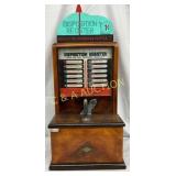 ESCO Coin-Operated Wood Disposition Register