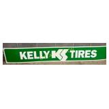 Kelly Tires 96ï¿½ï¿½ x 15ï¿½ï¿½ Green and White Metal Sign