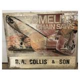 Emb. Homelite Chain Saws Sign, 58ï¿½46
