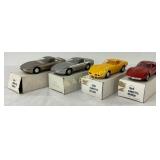 Four Corvette Promo Cars with Original Boxes