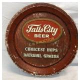 12-Inch Falls City Beer Chalk Advertising Sign wit