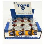 NOS 8in by 6in Helme TOPS Sweet Snuff Cardboard St