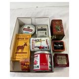 Early Tobacco Packaging Items, Including Tins and