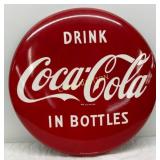 24-Inch Contemporary Porcelain Coca-Cola Button Si