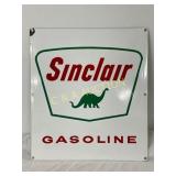 Porcelain ï¿½Sinclair Gasolineï¿½ Sign, 12ï¿½14 Inches C