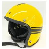 Yellow and Black Open-Face Helmet with John Deere
