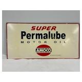 Metal Advertising Sign for Super Permalube Motor O