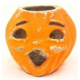 Hand-Painted Paper Mache Pumpkin Halloween Decorat