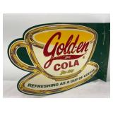Golden Girl Cola Contemporary Metal Advertising Si
