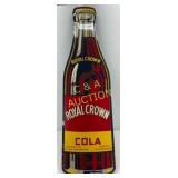 Embossed Royal Crown Cola 11ï¿½39 Contemporary Tin S