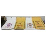 Four Printed Paper Sacks: Flour and Feed, 14in x 2
