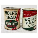 Wolfï¿½s Head Motor Oil 1-Gallon Can and 5lb Lube Oi