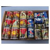 Vintage-Style Store Display Cans Featuring Butterf