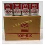 24 Top-Kik Non-Detergent Motor Oil One-Quart Cans