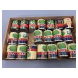 Store Display Cans Featuring Isaacs and Preston Br