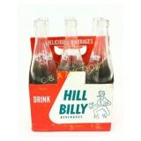 Hill Billy Beverages Six-Pack Glass Bottles with O