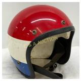 Stag Hondaline 1971 Helmet With Red, White, and Bl