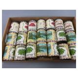 Vintage-Style Store Display Cans Featuring Isaacs