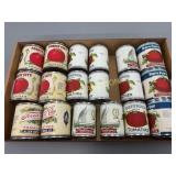 Store Display Cans with Vintage Tomato Labels