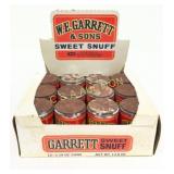 NOS W.E. Garrett & Sons Sweet Snuff Store Display
