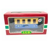 LGB Lehmann-Gross-Bahn Blue and Yellow Passenger C