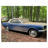 1965 Ford Mustang Convertible in Blue with Inline-