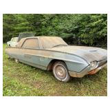 1963 Ford Thunderbird Hardtop Coupe with Red Inter