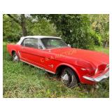1965 Ford Mustang Convertible in Red with White So