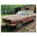 1965 Ford Mustang Convertible in Red, Restorable C