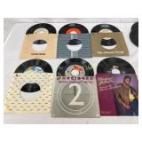 Six 7-Inch Vinyl Records Featuring Assorted Artist