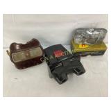 3 Vintage Stereoscopic Viewers with Original Box