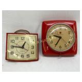 General Electric Red Electric Wall Clocks, Models