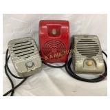 Three Vintage Drive-In Theater Speakers, 6'-8'