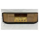 Delmonico Wood Case AM/SW/FM Radio, Measures 25in