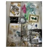 Costume Jewelry, Brooches, Necklaces, and Miscells