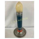 Early 7x3 Metal Candle Light with Plastic Flame To