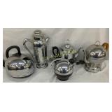 Mid-20th Century Chrome Plated Electric and Manual