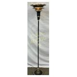 Early 64-Inch Floor Lamp with Multi-Tiered Metal S