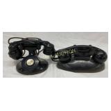 Early 20th Century Black Candlestick Telephones Wi