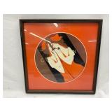 Framed Print by John L. Eastman, 1973, 17x17
