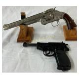 Two Pistols: Engraved Replica Revolvers