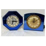 Two 5-Inch Tabletop Clocks: Victor and General Ele