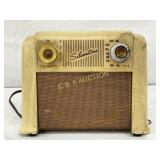 Sears Silvertone Tube Radio, Model 9004, Cream, 8i