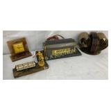 Mid-20th Century Desk Clocks, Perpetual Calendar,