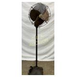 Early 55-Inch Tall Metal Adjustable Pedestal Fan b