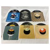 Six Vinyl Records with Original Sleeves