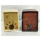 Two 5-Inch Emerson Tabletop Radios, Model 707 Seri